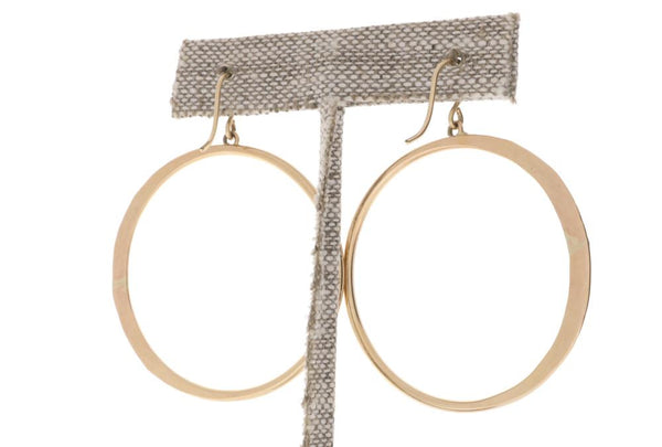 Crescent Moon Hoops