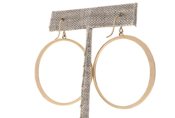 Crescent Moon Hoops