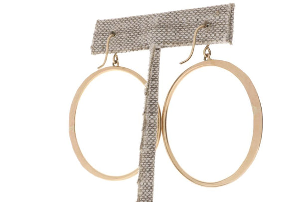 Crescent Moon Hoops