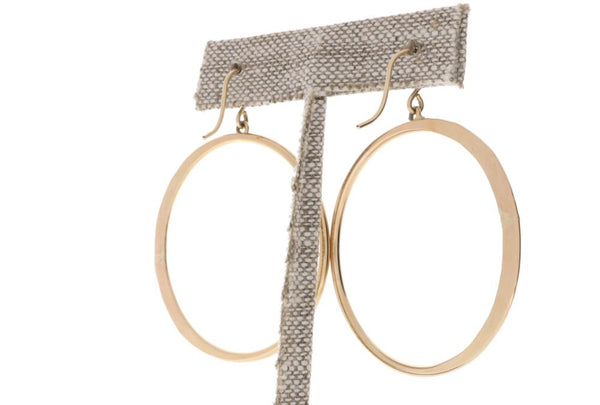 Crescent Moon Hoops