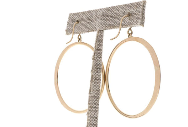 Crescent Moon Hoops