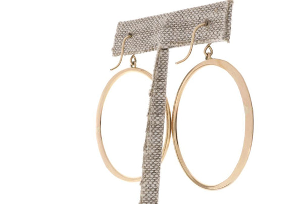 Crescent Moon Hoops