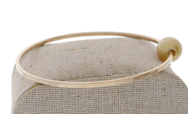 Golden South Sea Pearl Bangle