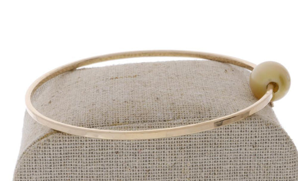 Golden South Sea Pearl Bangle