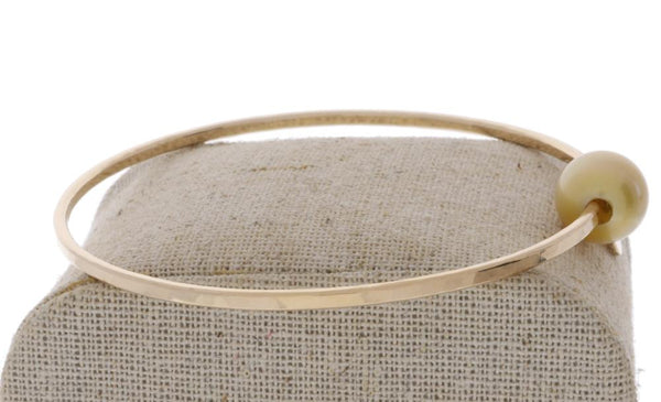 Golden South Sea Pearl Bangle