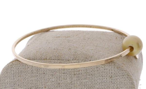 Golden South Sea Pearl Bangle