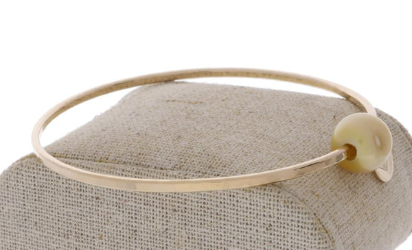 Golden South Sea Pearl Bangle
