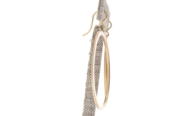 Crescent Moon Hoops