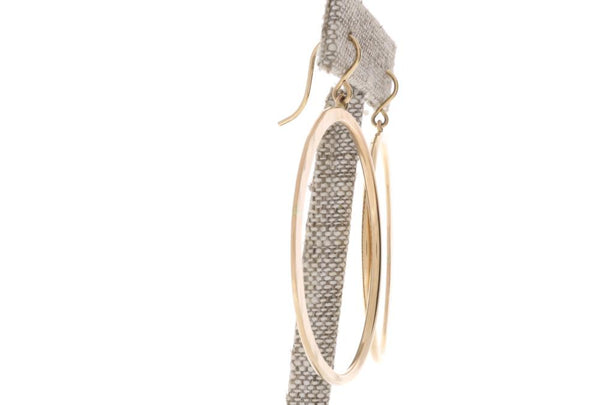 Crescent Moon Hoops