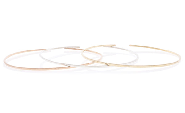 Hammered Gold Choker