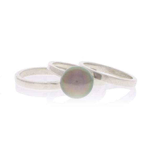 Tahitian Pearl Stacking Rings