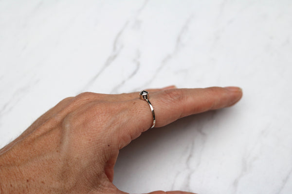 Diamond Ring in White Gold