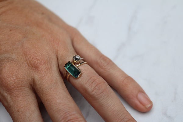 Diamond Ring in White Gold