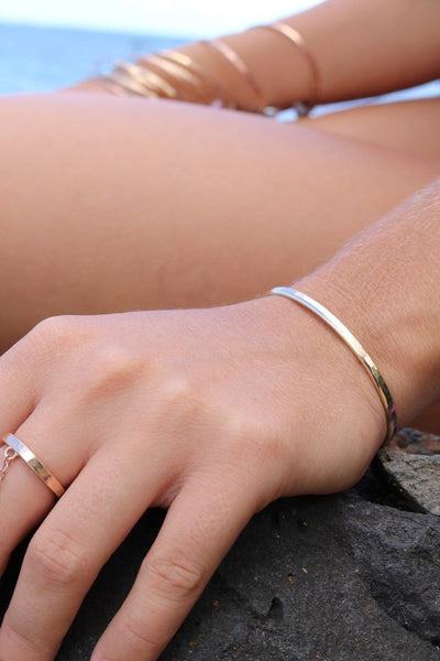 Hammered Cuff Bracelet