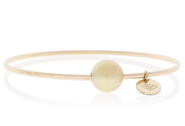Golden South Sea Pearl Bangle