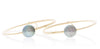Tahitian Pearl Crescent Moon Hoops