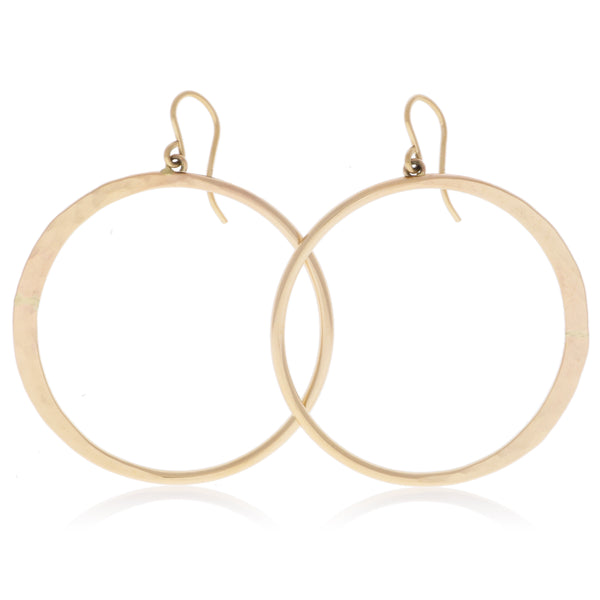 Crescent Moon Hoops