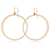 Crescent Moon Hoops