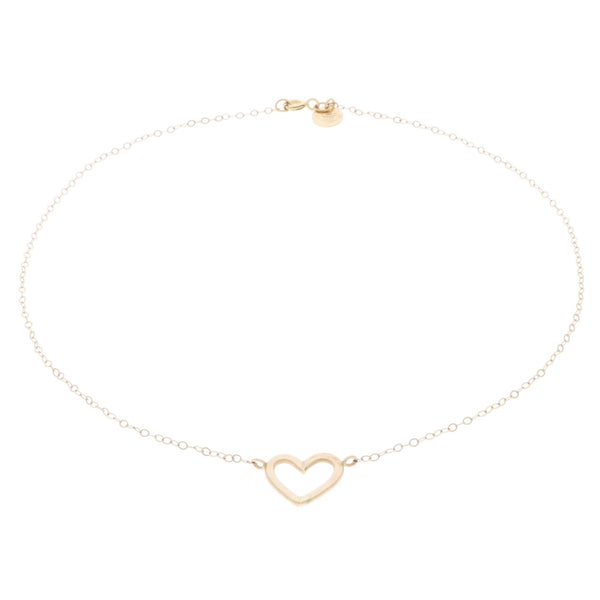 Gold Heart Choker