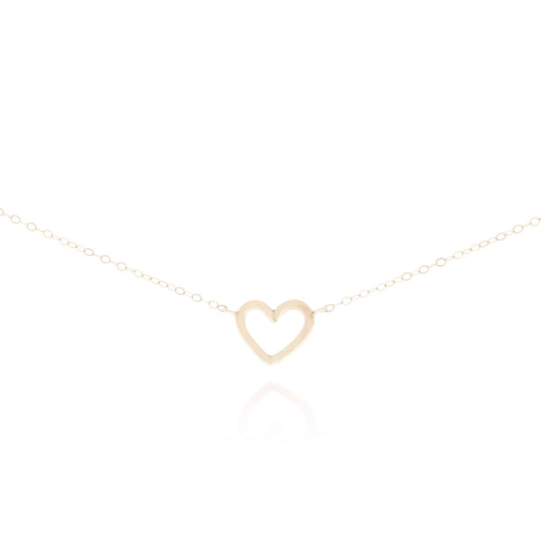 Gold Heart Choker
