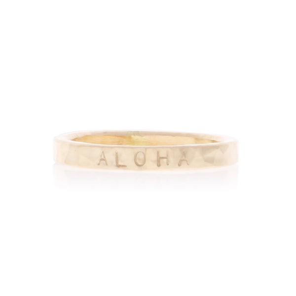 Thick Personalized Stackable Ring