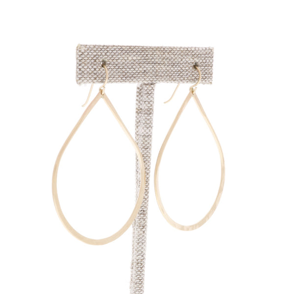 Teardrop Hoops