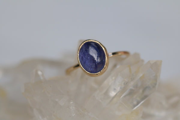 Gold Tanzanite Ring