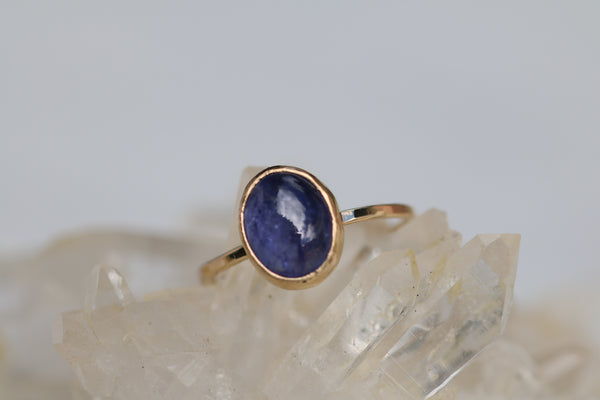 Gold Tanzanite Ring