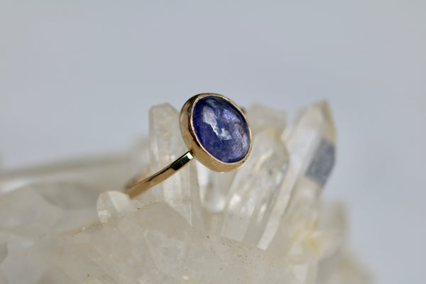 Gold Tanzanite Ring