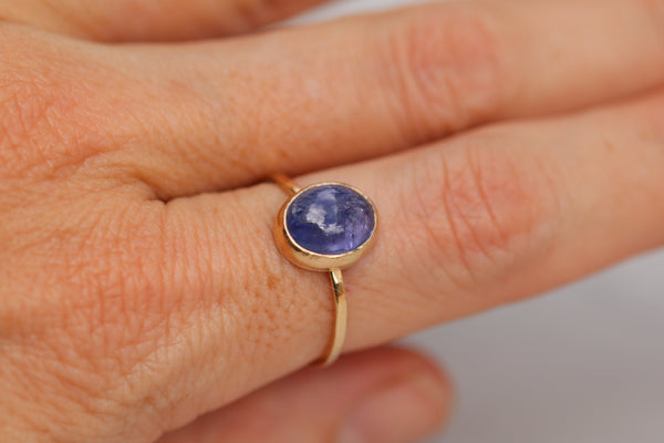 Gold Tanzanite Ring