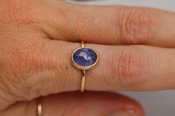 Gold Tanzanite Ring