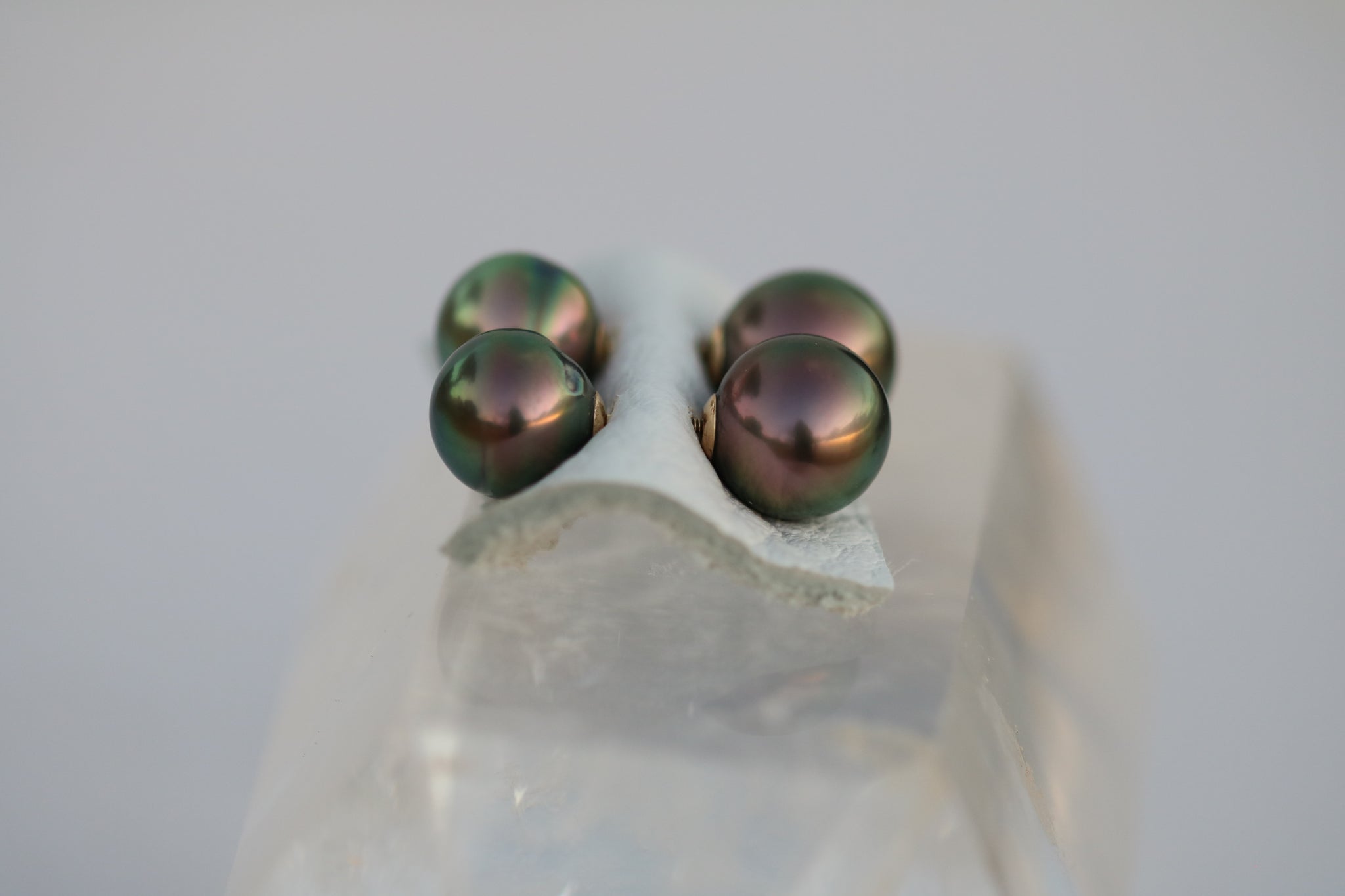 Double Tahitan Pearl Stud Earrings