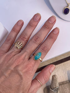 Gold Turquoise Ring