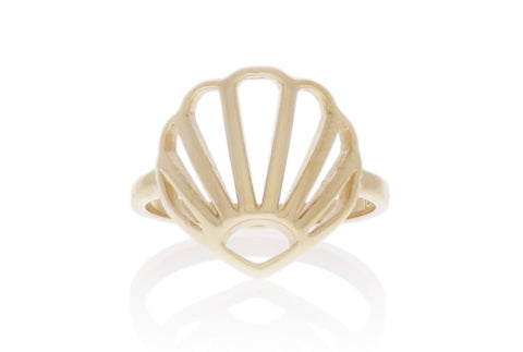 Chey Shell Ring in 14k Gold