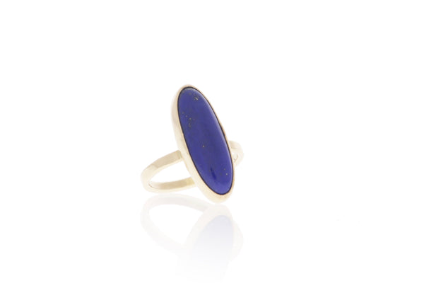 14k gold Lapis Lazuli Ring