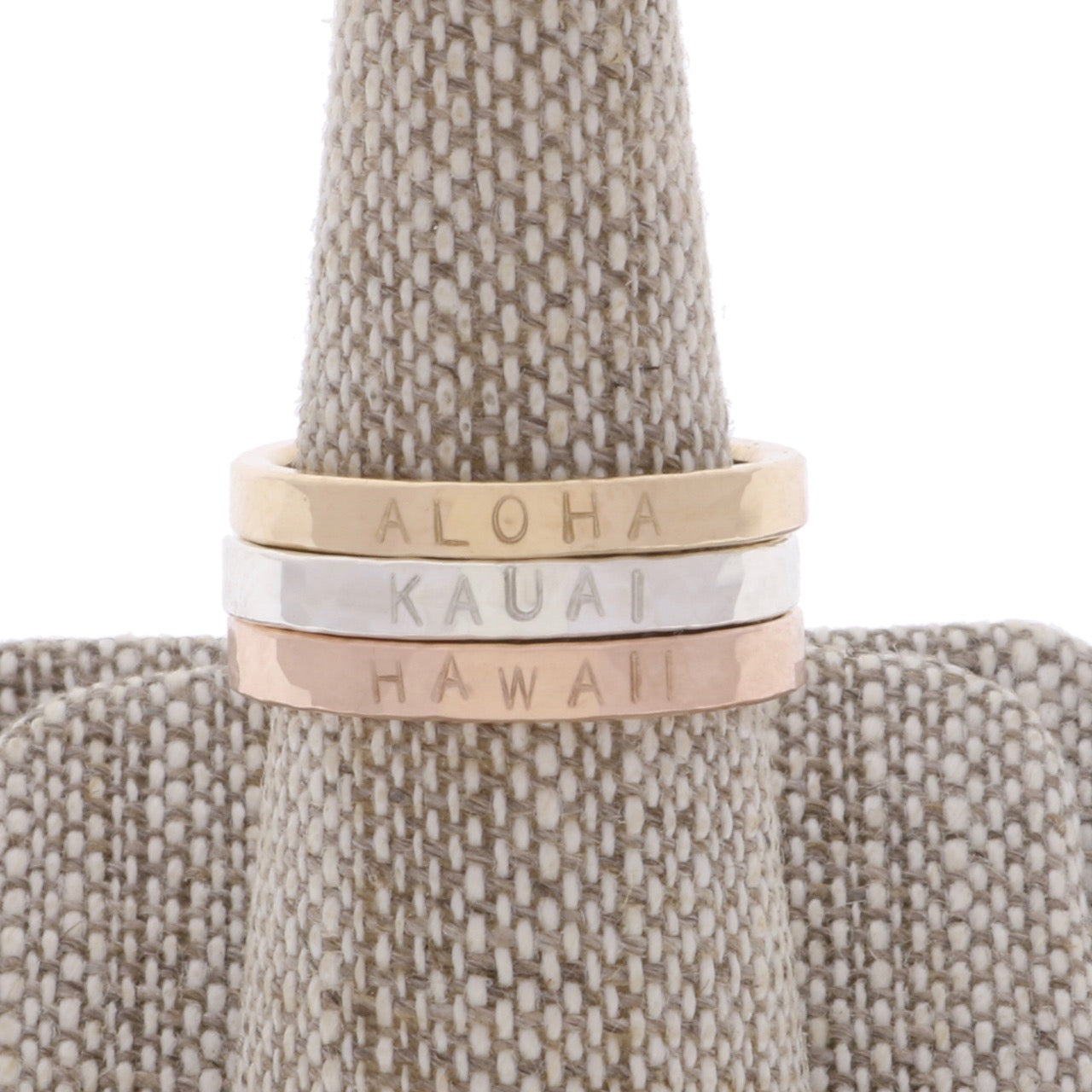 Thick Personalized Stackable Ring