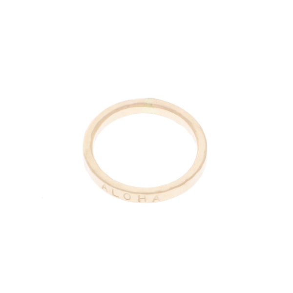 Thick Personalized Stackable Ring